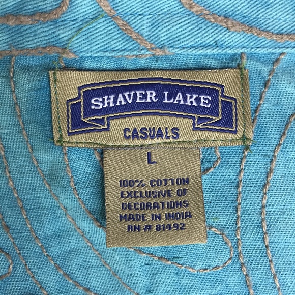 Turquoise Embroidered Jacket - Picture 4 of 5